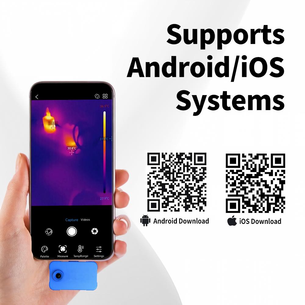 Thermal Camera for Android iPh - огляд і ціна Thermal Imaging Camera 256X192