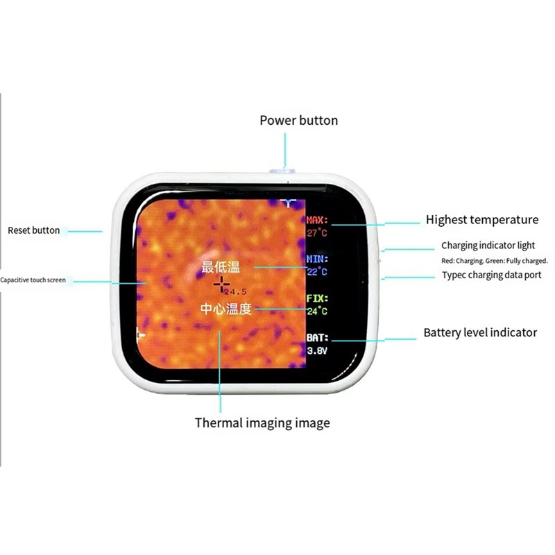 HRBAJ-320 X 240 Touch Screen M - огляд і ціна Underfloor Heating Thermal Detector